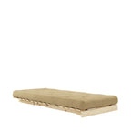 Roots - Sillón convertible - Madera natural y tela - Trigo