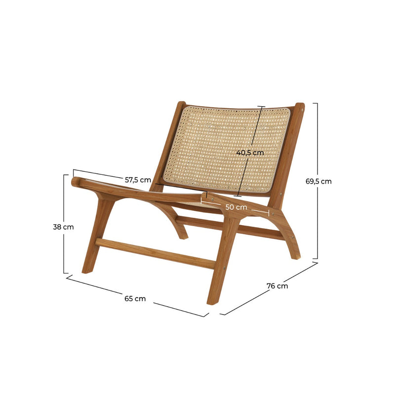 Kilka Armchair - Light Brown