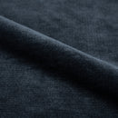 Fauteuil Ricci pivotant en tissu effet velours bleu nuit