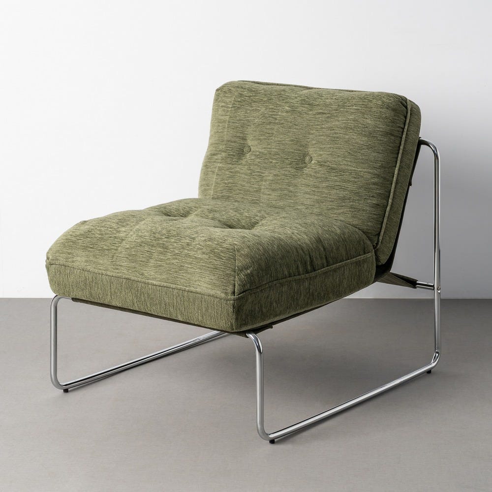 Riza - Sillón acolchado - Verde