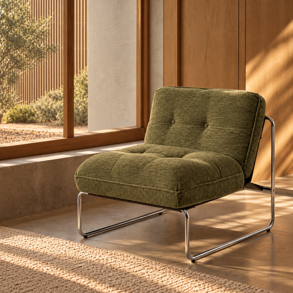 Riza - Tufted armchair - Green