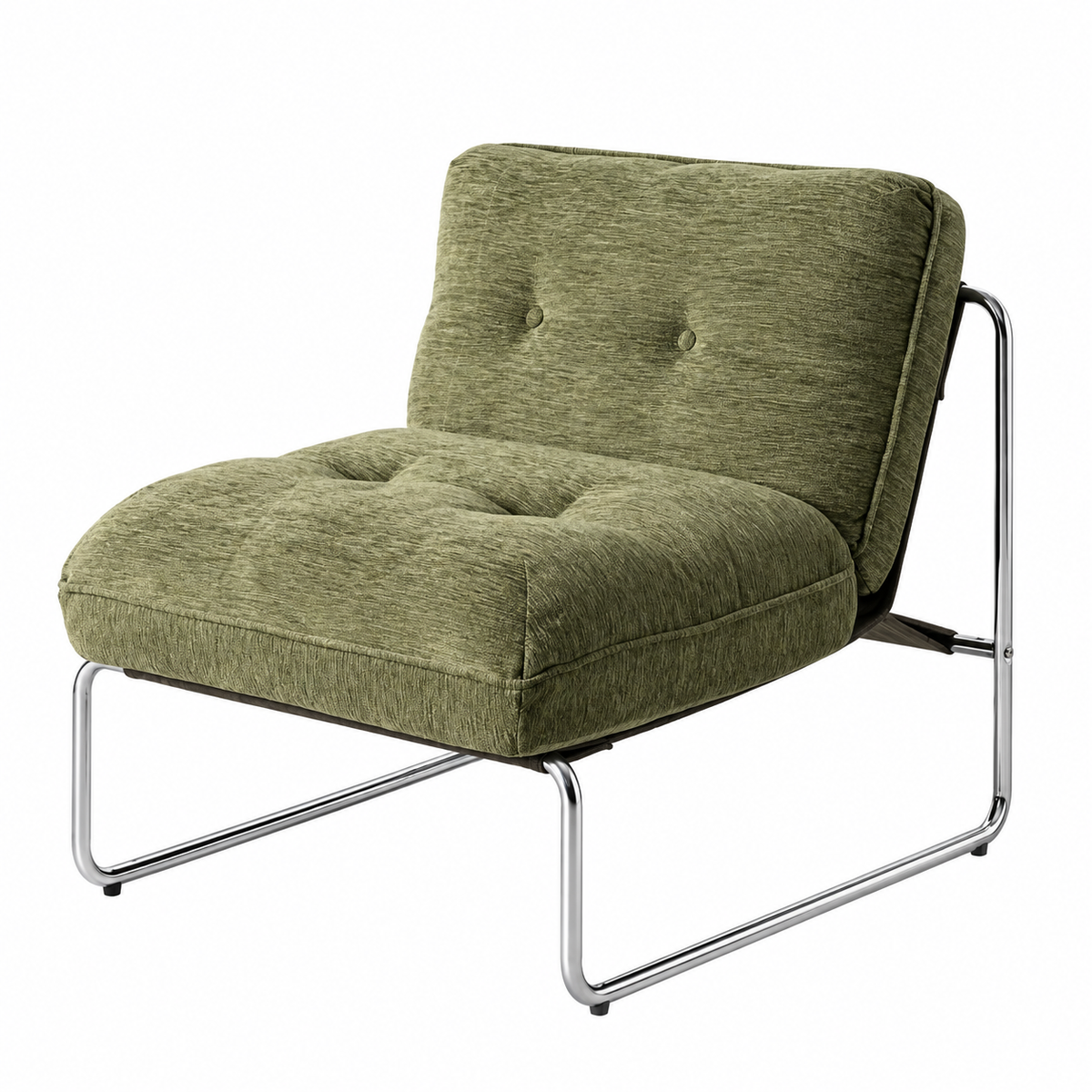 Riza - Sillón acolchado - Verde
