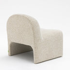 Malo - Fauteuil Lounge - Tissu - Beige Chiné