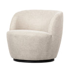 Serra - Sillón giratorio de diseño - Tela - Crudo