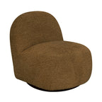 Groovy - Swivel Armchair - Ribbed Chenille Fabric - Mottled Brown