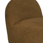 Groovy - Swivel Armchair - Ribbed Chenille Fabric - Mottled Brown