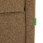 Brooks - Retro Armchair - Fabric, Dark Wood Legs - Bronze