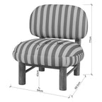 Nubo - Armchair - Fabric & Wood - Yellow