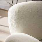 Mio - Sillón - Tejido bouclé - Blanco