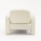 Mio - Sillón - Tejido bouclé - Blanco