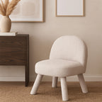 Abica - Armchair - Bouclé Fabric - White