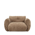 Bocca - Armchair - Fabric with Button-Tufted Backrest - Bronze