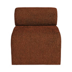 Mour - Armchair - Soft Fabric - Mottled Rust