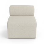 Mour - Sillón - Tela suave - Beige jaspeado