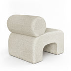Mour - Sillón - Tela suave - Beige jaspeado