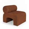 Mour - Armchair - Soft Fabric - Mottled Rust