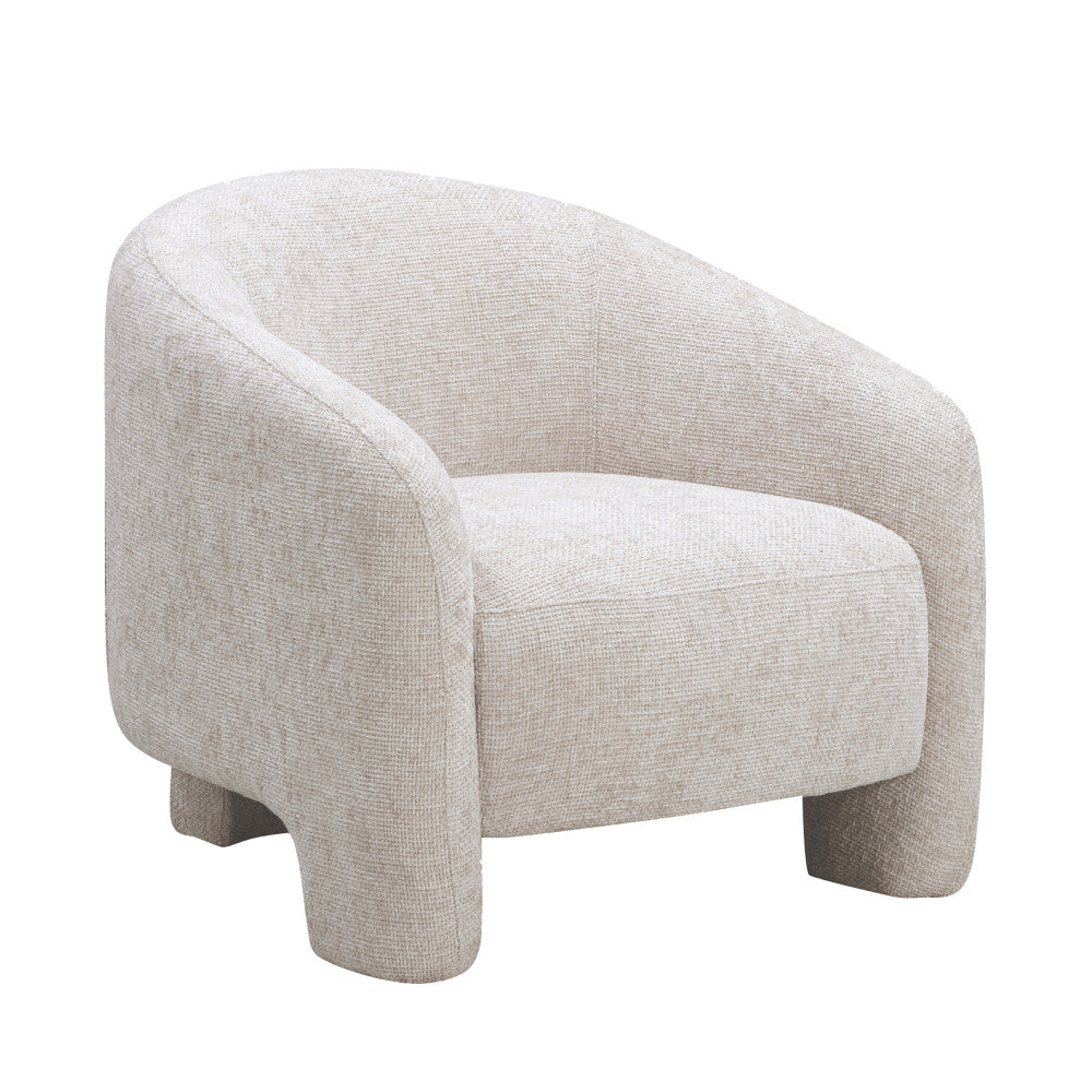 Topaz - Armchair - Fabric - Ecru
