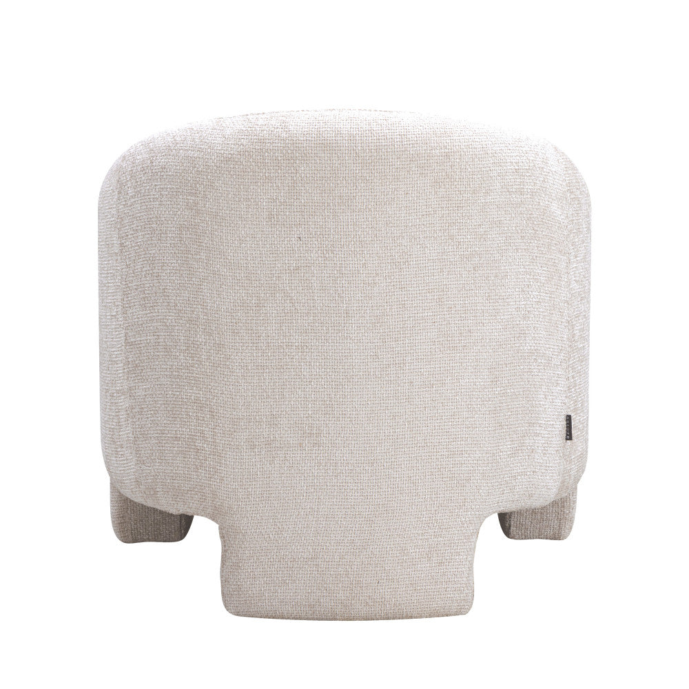 Topaz - Armchair - Fabric - Ecru