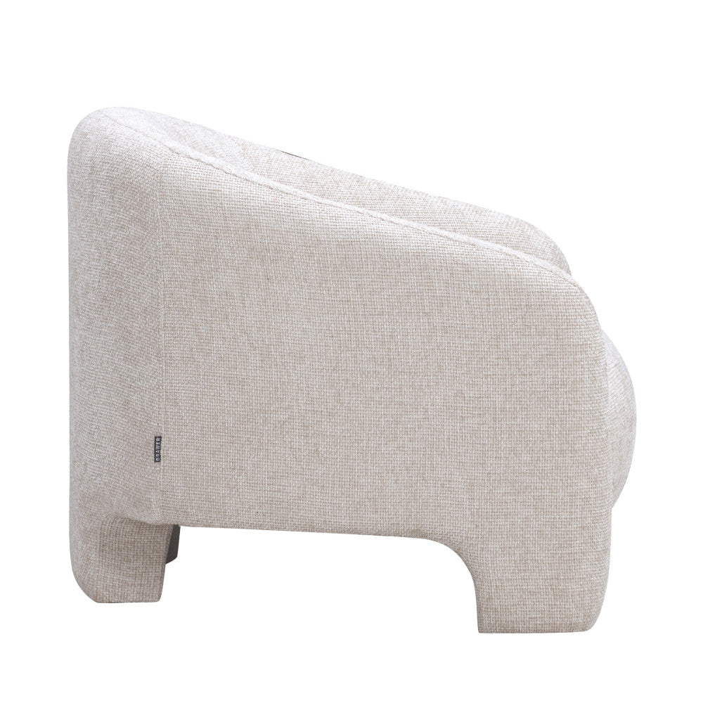 Topaz - Armchair - Fabric - Ecru