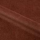 Fauteuil pivotant Ysé en velours rouge brique