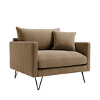 Villabon - XL Armchair - Fabric - Flecked Caramel