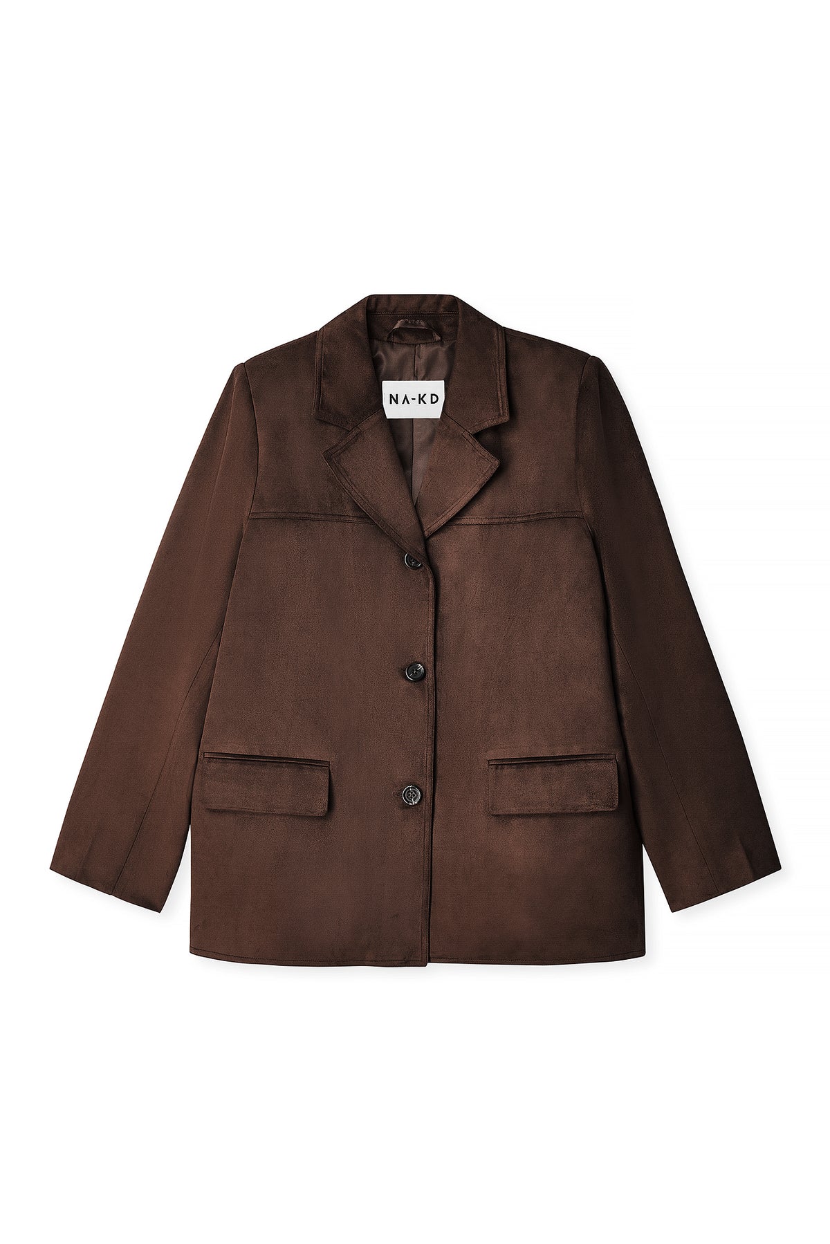 Veste Faux Suede - Marron