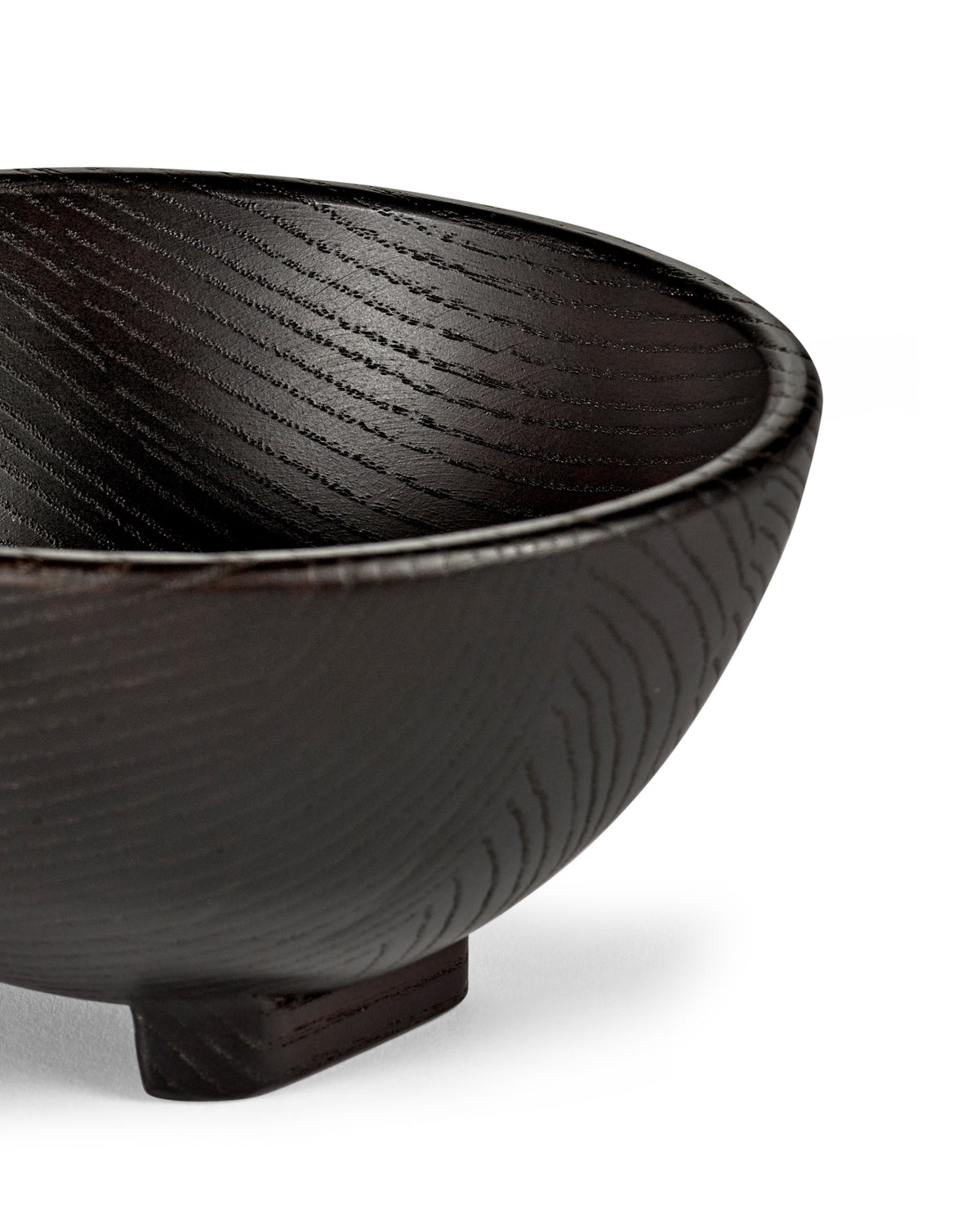 Out Of Lines Kitchen & Table - Bol - XS - Frêne Carbonisé - Noir