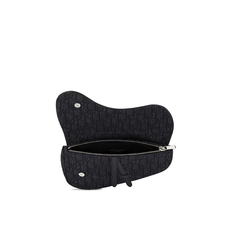Bolso bandolera Dior Oblique de jacquard - Hombres - Negro