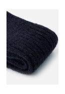 Chaussettes Mi-Hautes Bleu Marine En Fil D'Écosse - Paire De Chaussettes Mi-Hautes Marine En Fil D'Ecosse