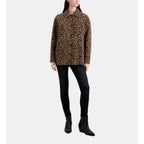 The Kooples - Camisa Exterior de Lana - Marrón y Negro - Mujer