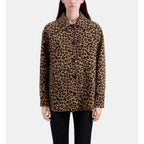 The Kooples - Camisa Exterior de Lana - Marrón y Negro - Mujer