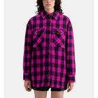 The Kooples - Camisa Exterior de Lana - Rosa - Mujer
