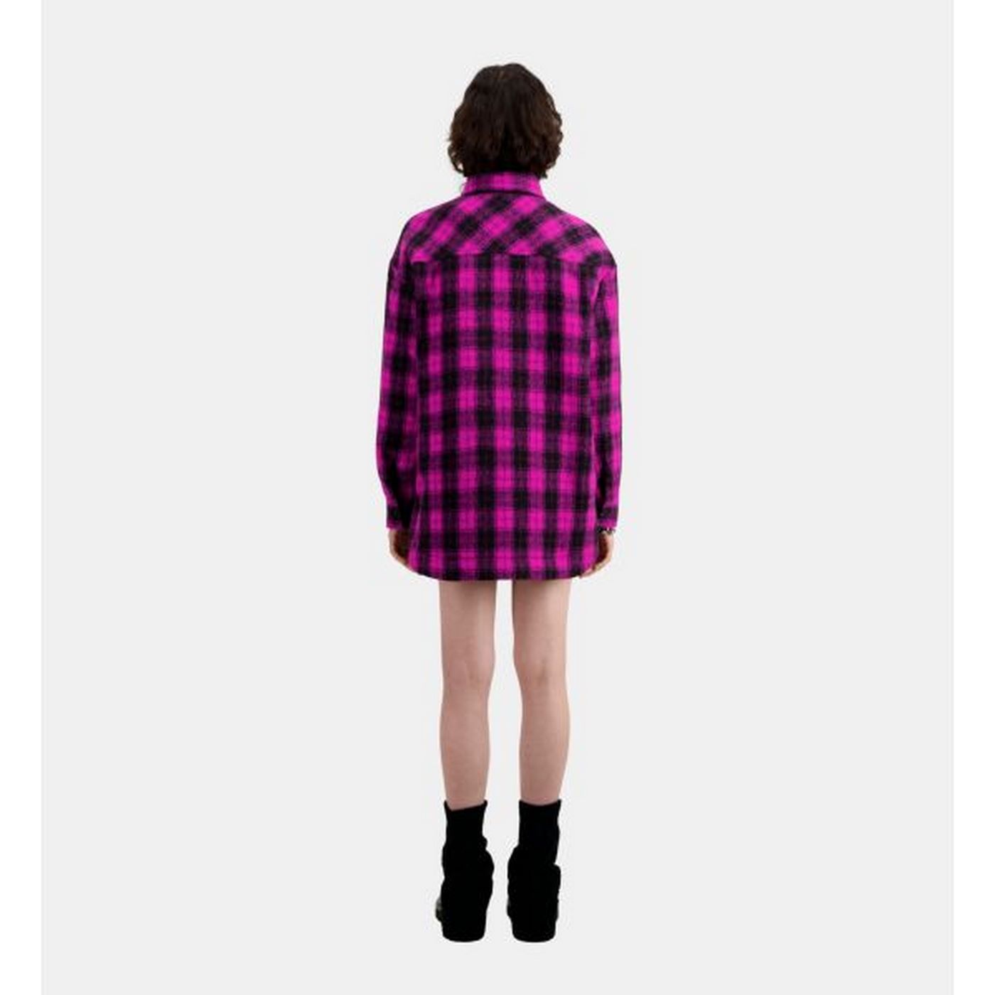 The Kooples - Camisa Exterior de Lana - Rosa - Mujer
