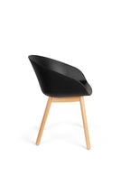 Void - Dining Room Armchair - Polypropylene Plastic - Black Oak