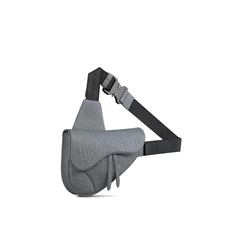 Dior Leather Saddle Bag