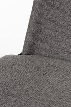Clip - Dining Room Chair - Fabric - Black/Grey