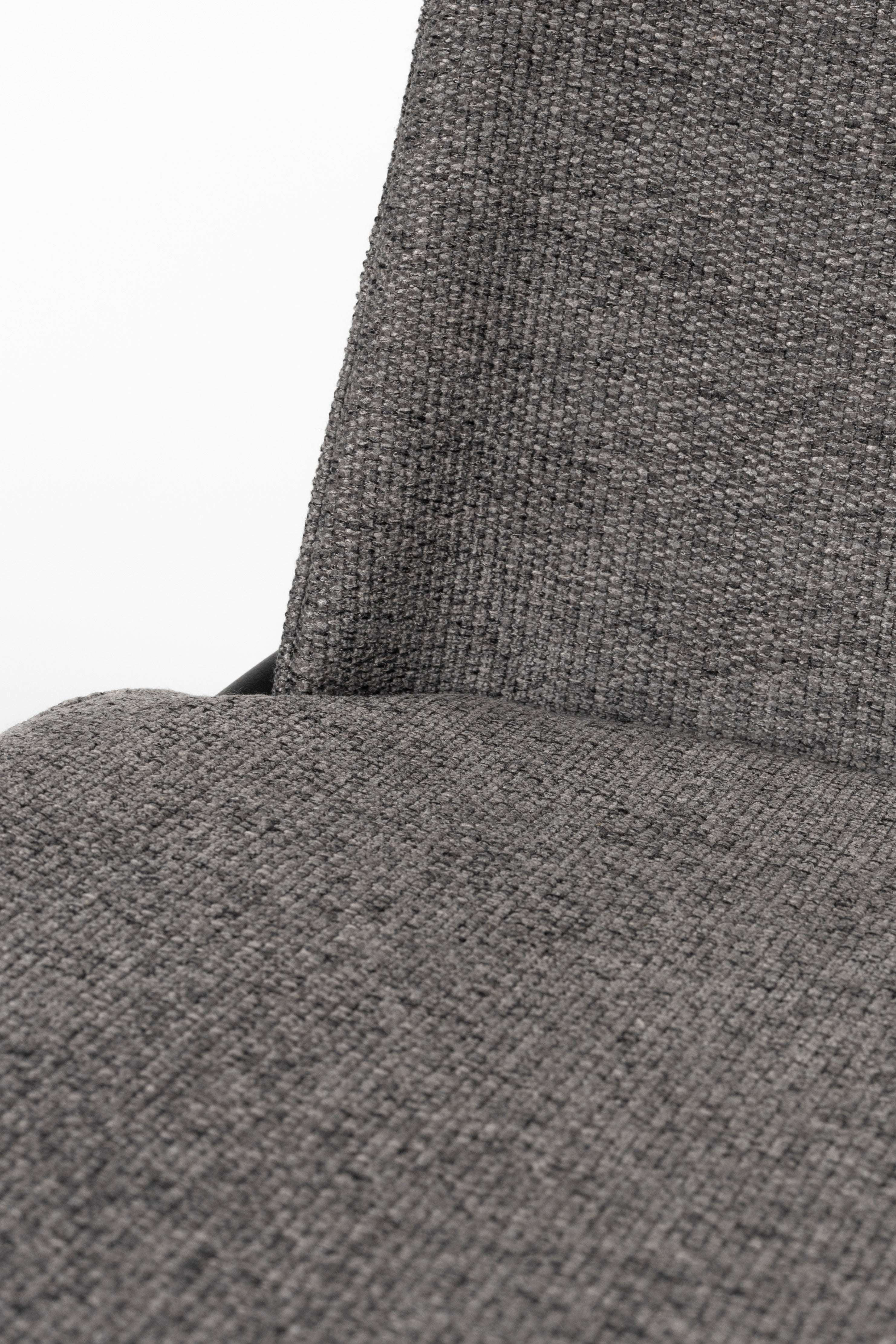 Clip - Dining Room Chair - Fabric - Black/Grey