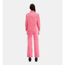Sobrecamisa de terciopelo - Rosa - Mujer