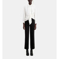 The Kooples - Knotted Draped Long-Sleeved Shirt - Women