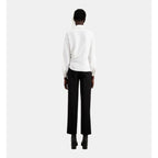 The Kooples - Knotted Draped Long-Sleeved Shirt - Women