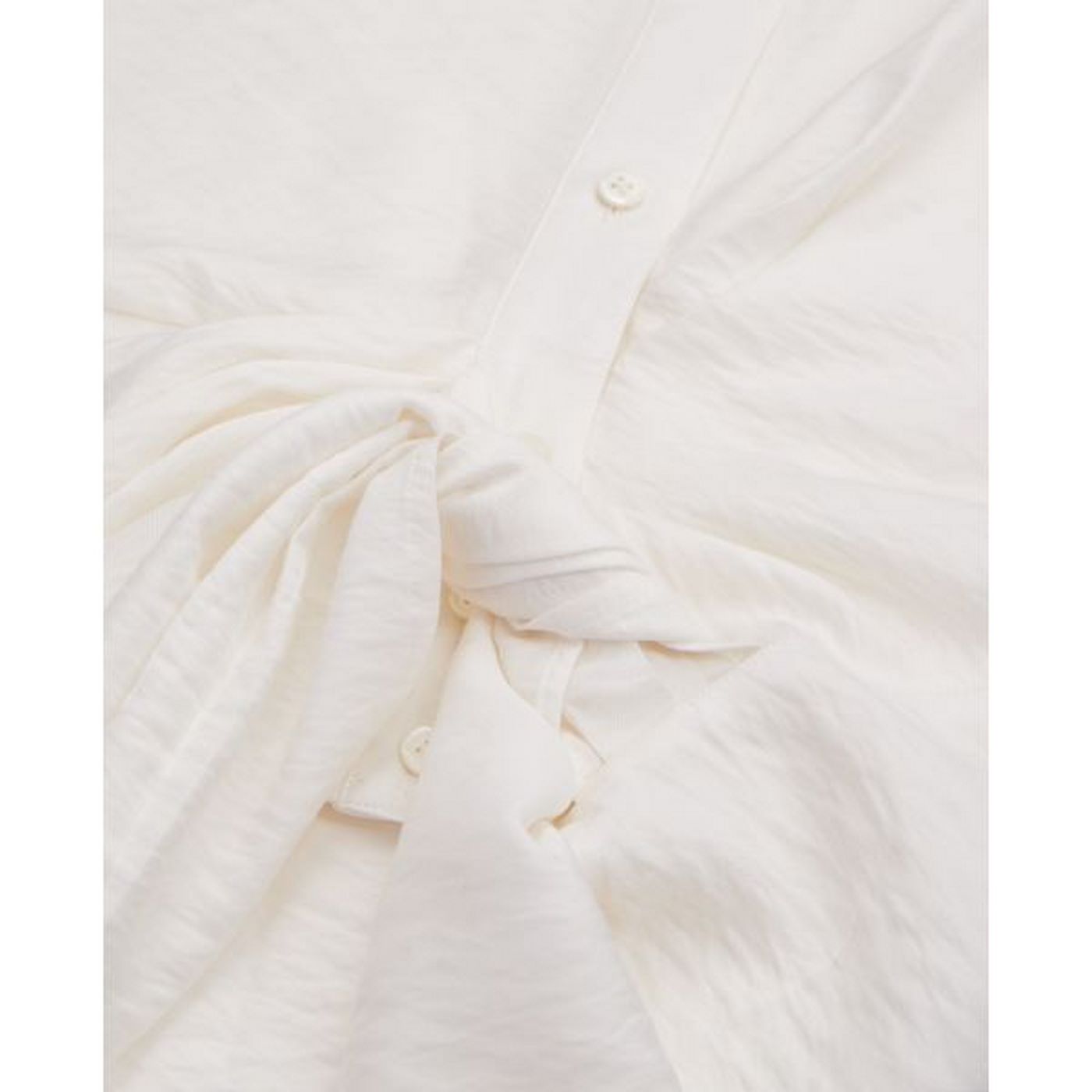 The Kooples - Knotted Draped Long-Sleeved Shirt - Women