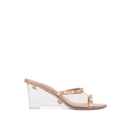 Mules transparentes Valentino Garavani Rockstud - Mujeres - Desnudo