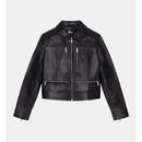 Blouson En Cuir Zippe