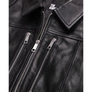 Blouson En Cuir Zippe