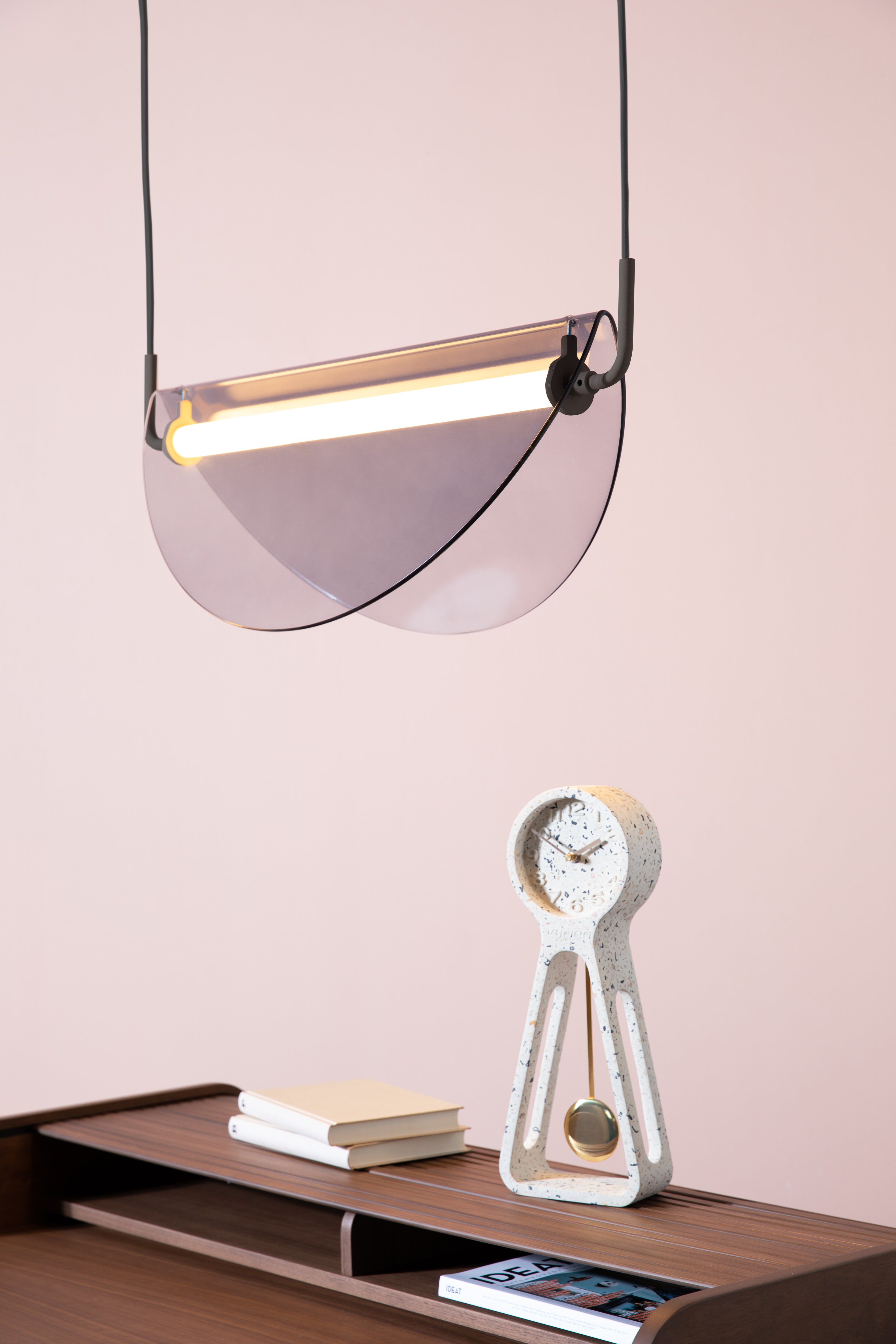 Rani - Suspension - Fer - Fumé/Noir