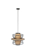 Carmen L - Pendant Lamp - Metal - Black