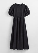 Vestido Pa Aerona Vestido De Lino - Negro - Mujer