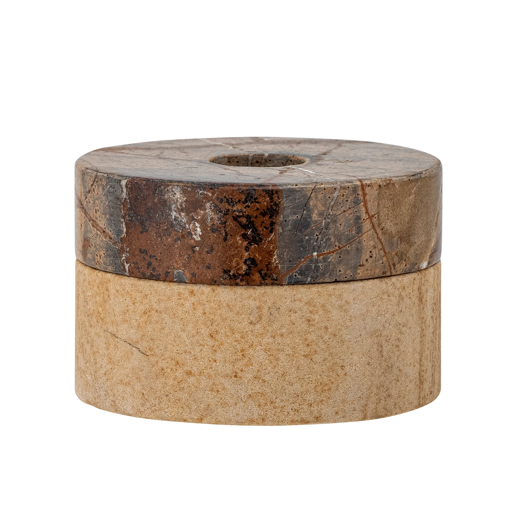 Dalin - Votive & Candlestick - Brown - Sandstone
