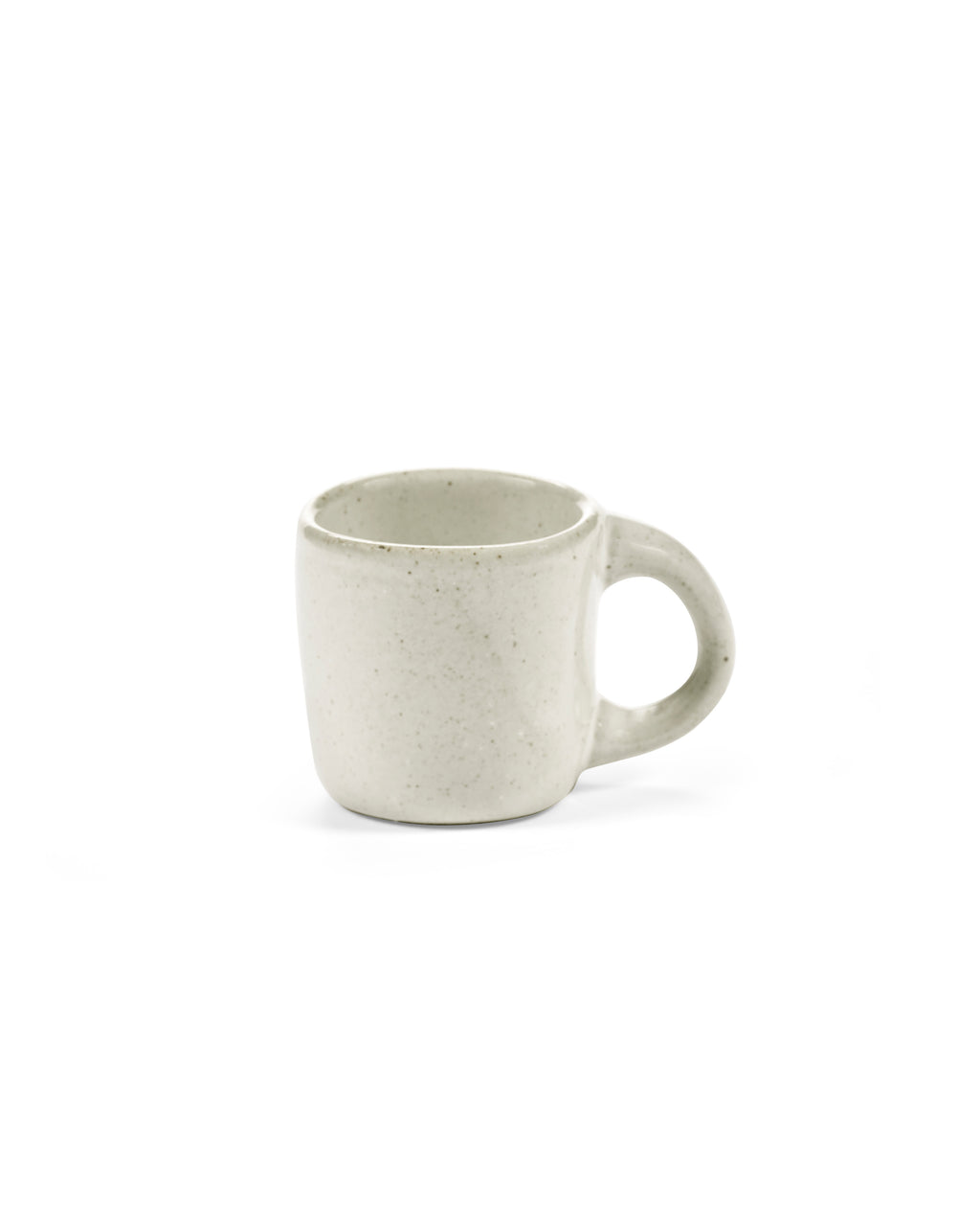 Out Of Lines - Lot De 2 Tasses À Expresso - Grès - Blanc Cassé