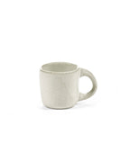 Out Of Lines - Lot De 2 Tasses À Expresso - Grès - Blanc Cassé